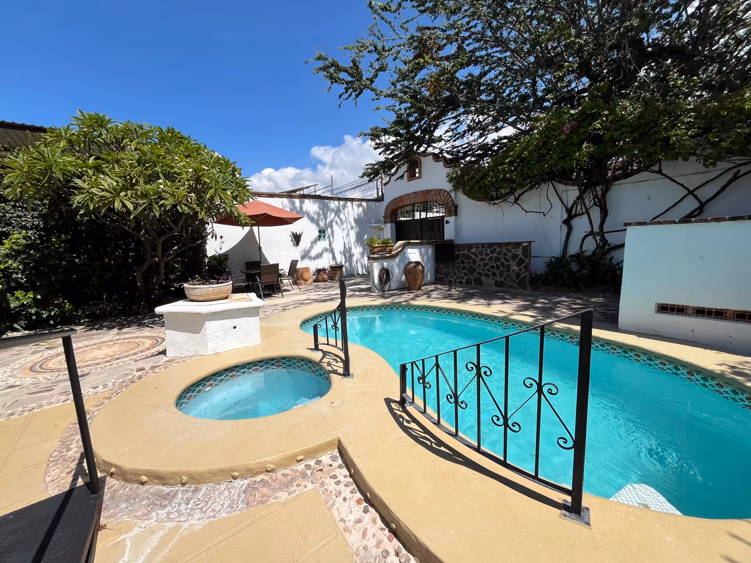 Pool at an Assisted Living in Riberas del Pilar, Mexico
